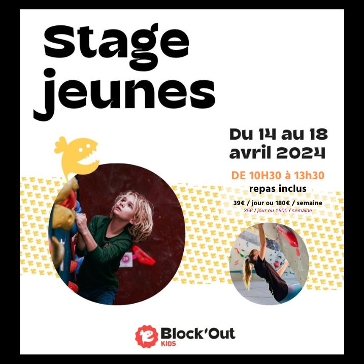 [STAGE ENFANTS pour les vacances d'avril]